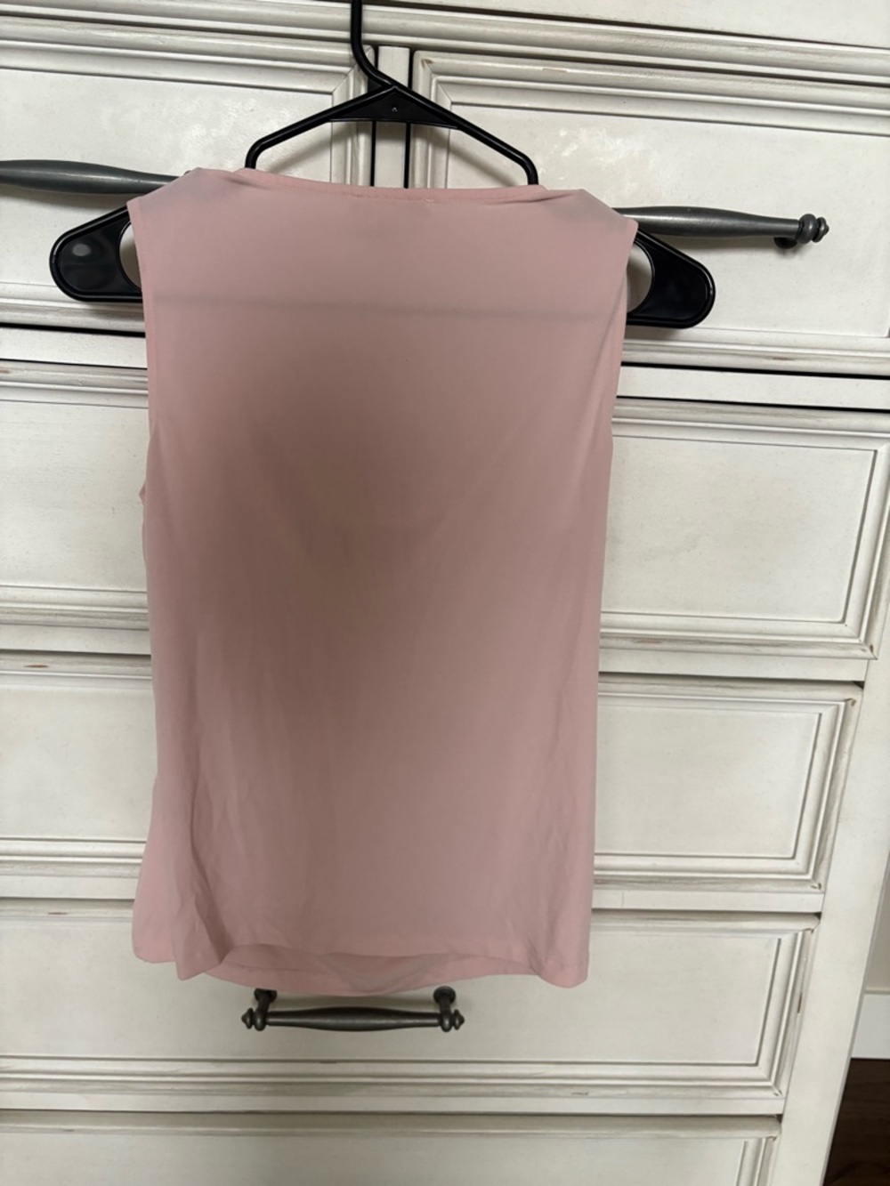 Calvin Klein Women’s Light Pink Draped Cowl Neck Tank - Picture 5 of 7